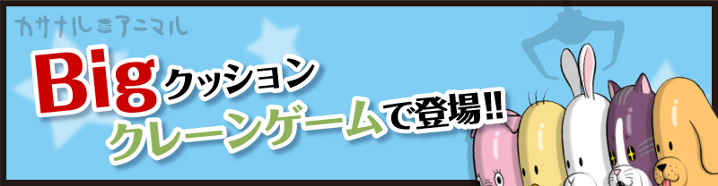 Bigクッションがクレーンゲームで登場!!